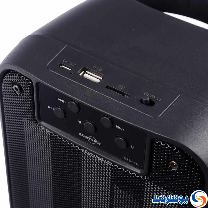 اسپیکر بلوتوثی قابل حمل مدل GTS-1840 - تصویر 4