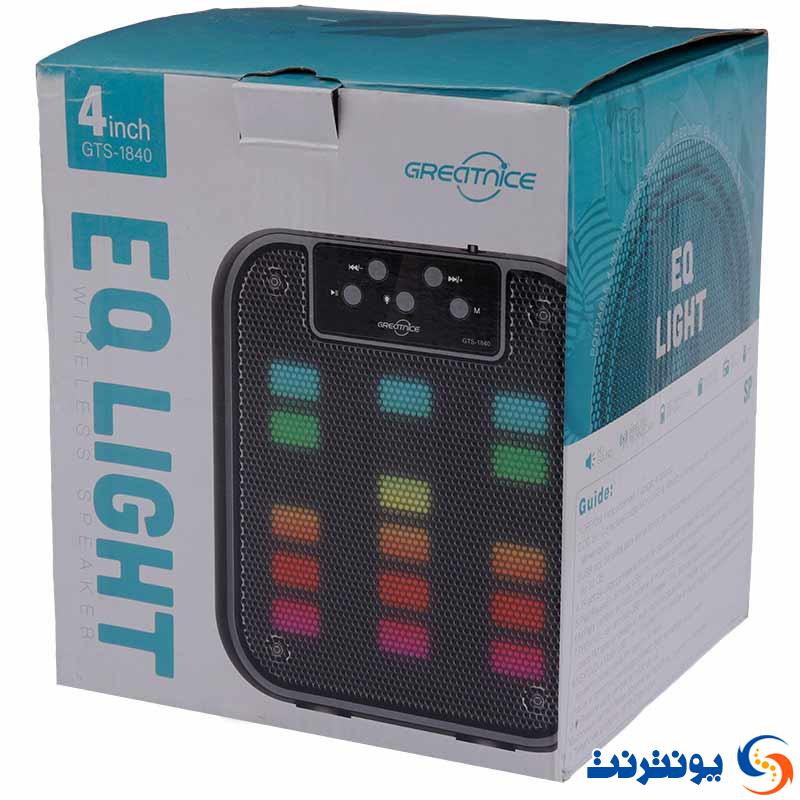 اسپیکر بلوتوثی قابل حمل مدل GTS-1840 - تصویر 3